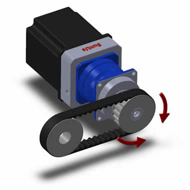 application of PG universal planetary speed reducer onto pulley application of PG universal planetary speed reducer onto pulley