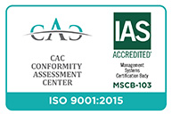 ISO 9001 certificate