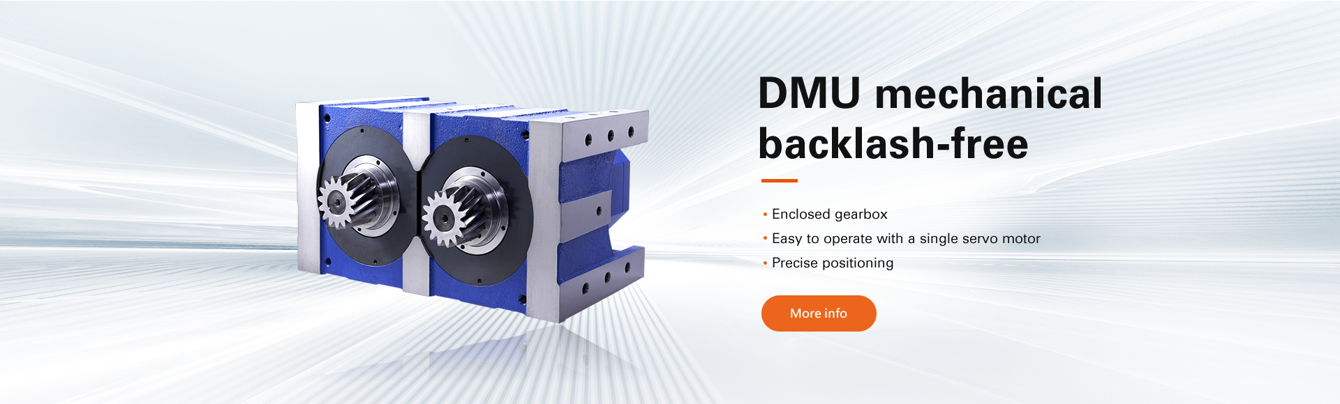 DMU mechanical backlash-free planetary gearbox